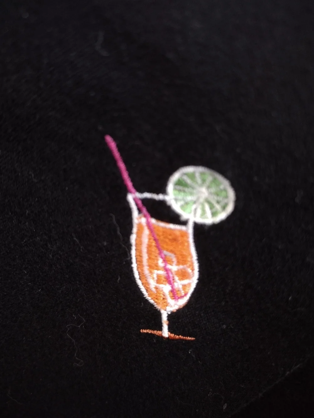 Bamboo Traders Black Cocktail Embroidered Pants